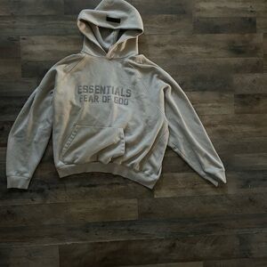 Fear of God Essentials Gray Hoodie